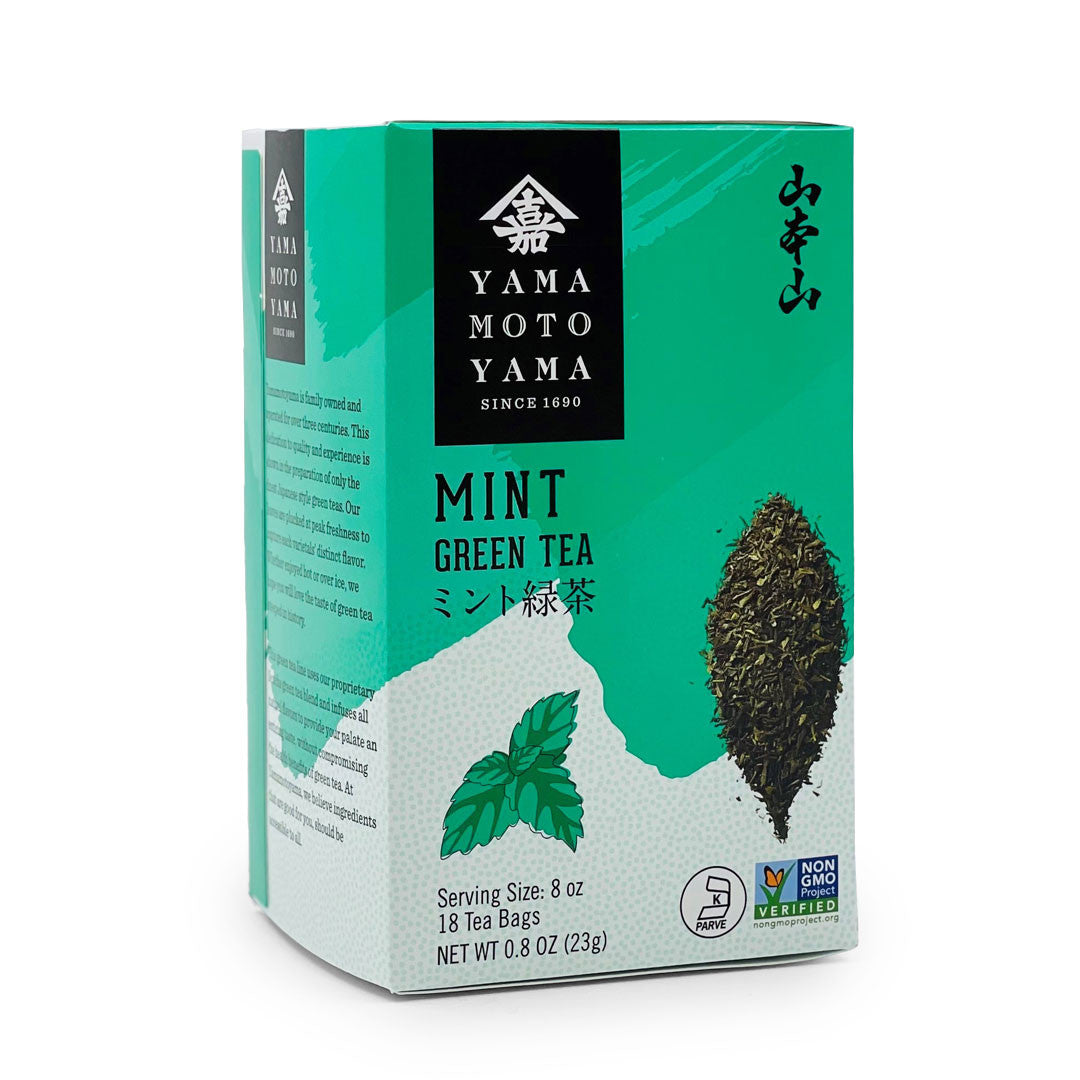 Yamamotoyama Green Tea Mint 18 Tea Bags — MTC Kitchen