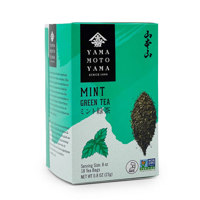 Yamamotoyama Green Tea Mint 18 Tea Bags