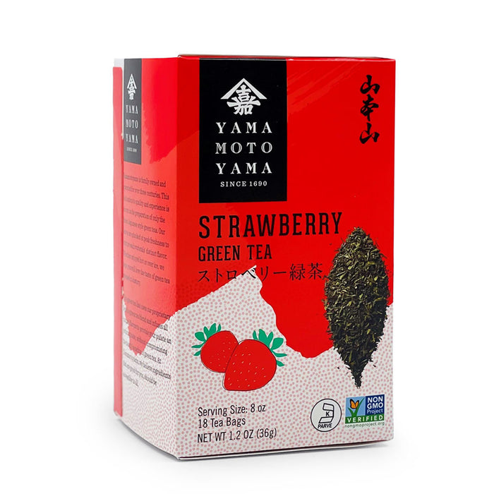Yamamotoyama Green Tea Strawberry 18 Tea Bags