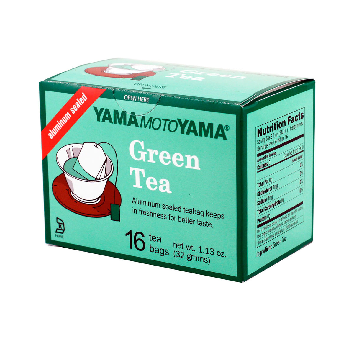 Yamamotoyama Sencha Green Tea 16 Tea Bags — MTC Kitchen