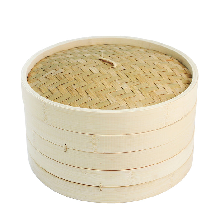Bamboo 2-Tier Steamer Medium 10.25" dia