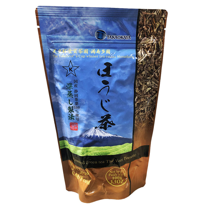 Takaokaya Masudaen Hojicha Green Tea 3.52 oz (100g)