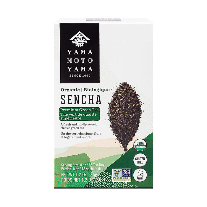 Yamamotoyama Organic Sencha Green Tea 18 Tea Bags