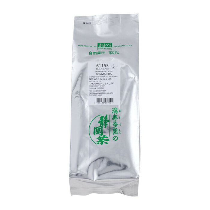 Takaokaya Masuda-en Genmai-cha Green Tea with Matcha 2.2 lbs (1kg)