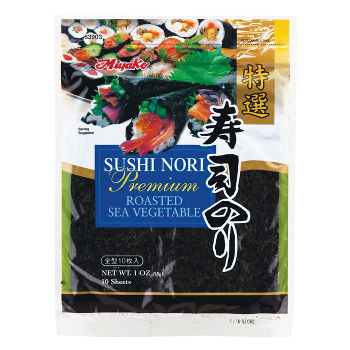 Miyako Premium Sushi Nori Seaweed 10 Sheets