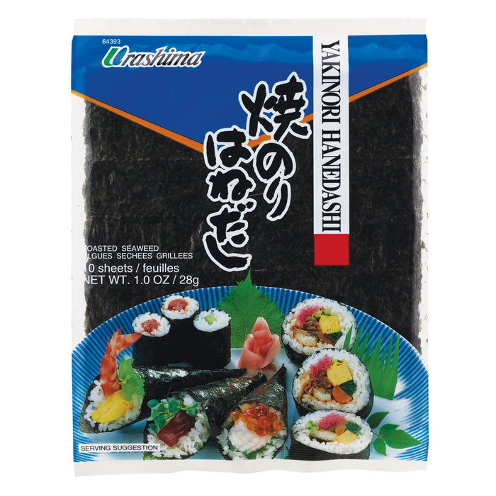 Urashima Hanedashi Sushi Nori Seaweed 10 Sheets