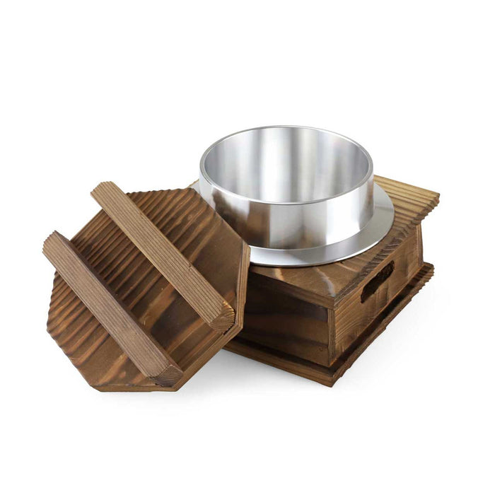 1-Go Kamameshi Pot with Wooden Base and Lid