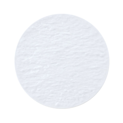 Porcelain Petra Whtie Flat Round Dinner Plate 8.7