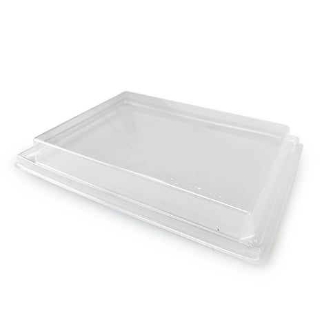 Anti Fog PET Lids for Paper Takeout Sushi Tray 8.1