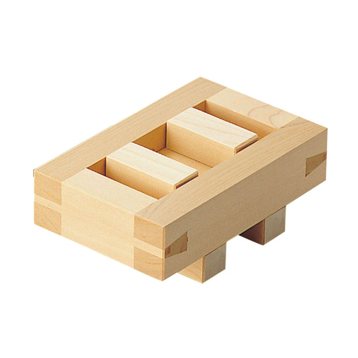 Hinoki (Japanese Cypress) Wooden Battera Oshizushi Press Sushi Box Mold Medium
