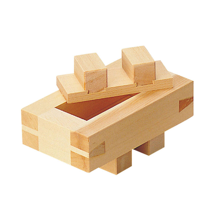 Hinoki (Japanese Cypress) Wooden Battera Oshizushi Press Sushi Box Mold Medium