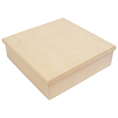 Coco Wooden Square Takeout Bento Box 6.7