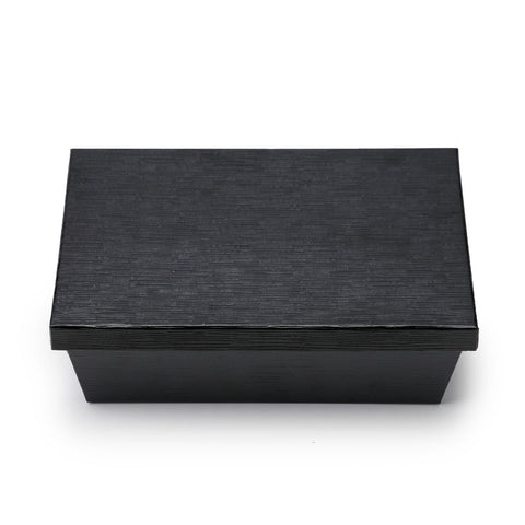 Oribe Paper Donjyu Takeout Bento Box Black 6.6