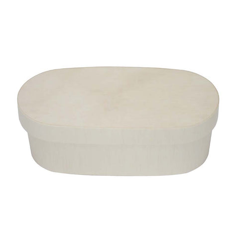 Lids for Coco Wooden Oval Takeout Bento Box 3.7