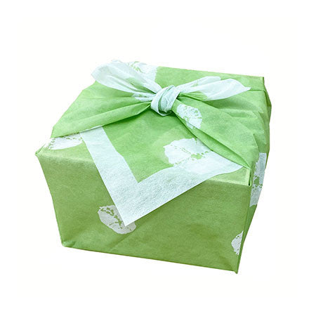 Furoshiki Paper-Woven Wrapping Cloth Shibori Green 35.4" x 35.4" (20 pieces)