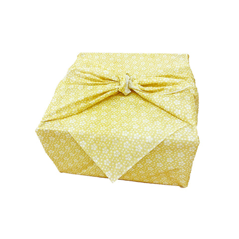 Furoshiki Non-Woven Wrapping Cloth Ume Flower Gold 29.5
