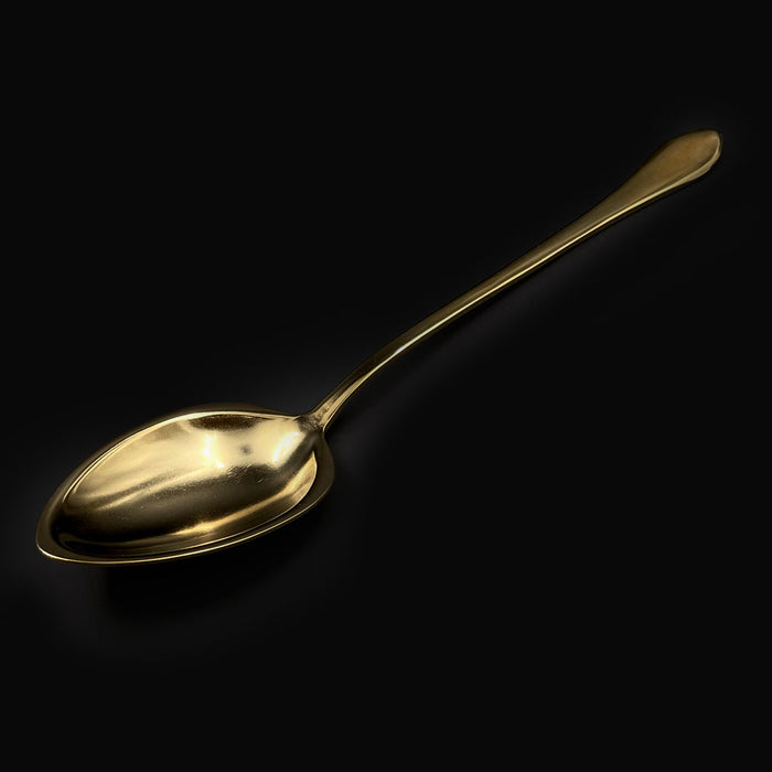 Gestura 1 Tbsp Kitchen Spoon Stainless Steel Gold Plated 9"