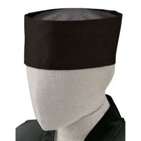 Tokyo Hakui Mesh Top Skull Cap Wa Boshi - Black Large