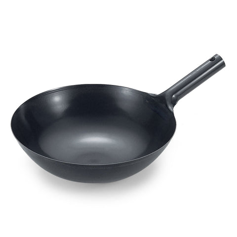 Summit Iron Beijing Round-Bottom Wok Stir Fry Pan 14.2