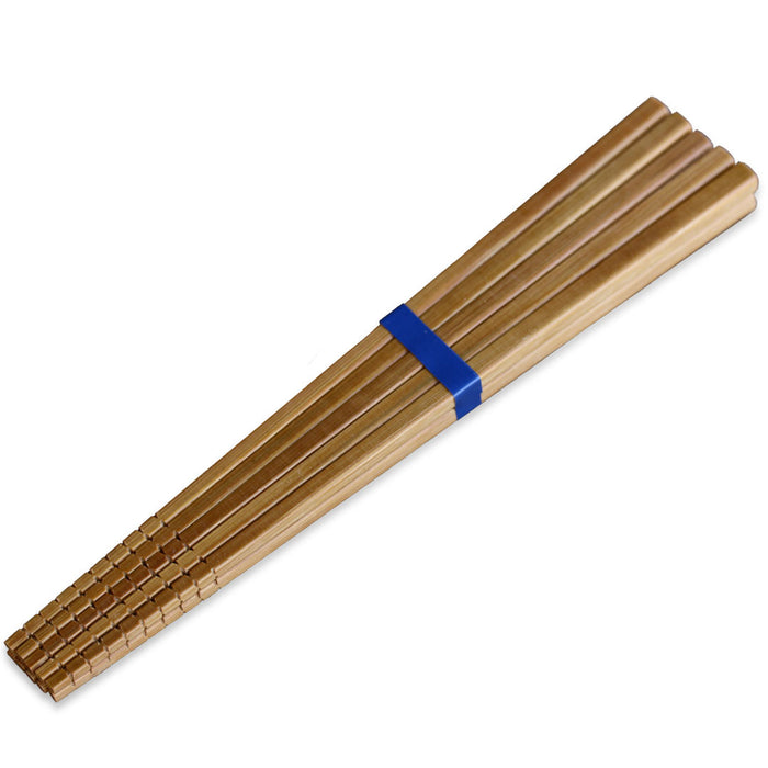 Taketora Bamboo Non-Slip Carbonized Chopsticks 8.9" (22.5cm) (Set of 5 Pairs)