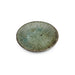 Rusty Moss Green Sendan Line Textured Round  Plate Kozara 4.9" dia