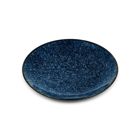 Porcelain Blue Star Round Salad Plate 7.1