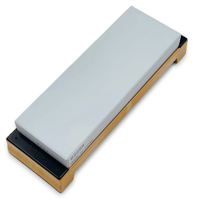 Suehiro Rika #5000 Finishing Knife Sharpening Stone with Stand