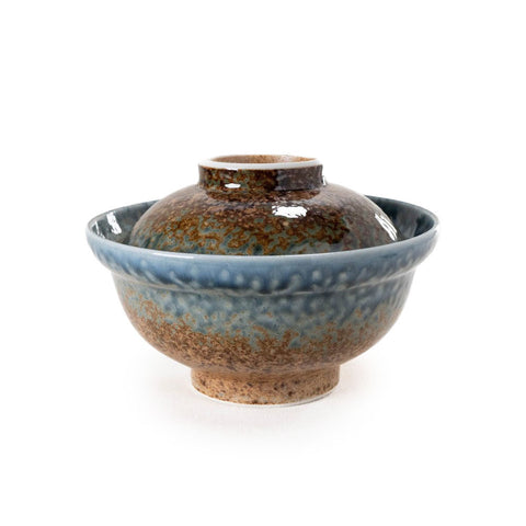 Ainagashi Blue Earthy Donburi Bowl 13 fl oz / 6.26