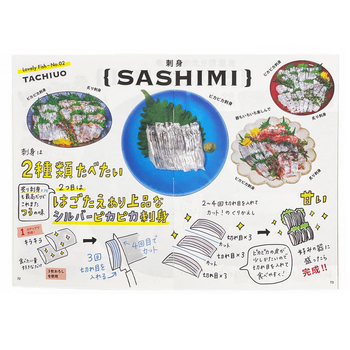 Osakana Fish Recipes with Illustration Encyclopedia