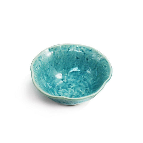 Reactive Glaze Turquoise Blue Bowl 7 fl oz / 4.72