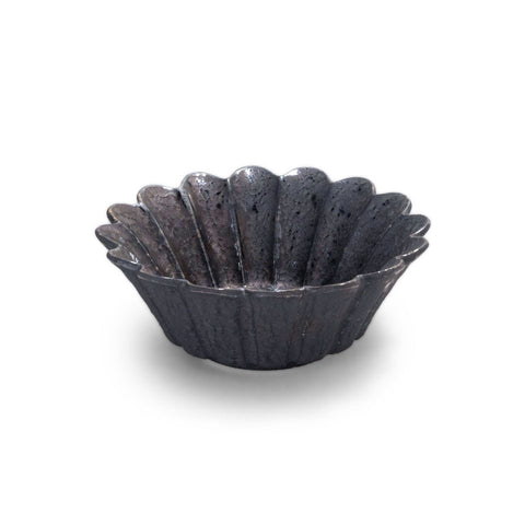 Kinkessho Bronze Flower Shaped Kobachi Bowl 10 fl oz / 5.6