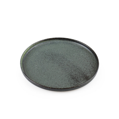 Kokuteki Dark Green Stackable Salad Plate 7.5