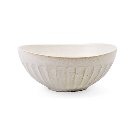 Kobiki Ivory Kobachi Bowl Shaved Design 22 fl oz / 6.25