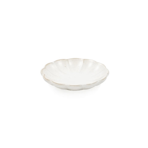 Kikka Daisy Kobiki Matte Ivory Sauce Dish 3.8