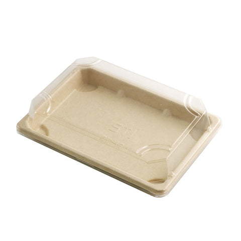 Lids for ST-4G Biodegradable Take Out Sushi Tray 7.25