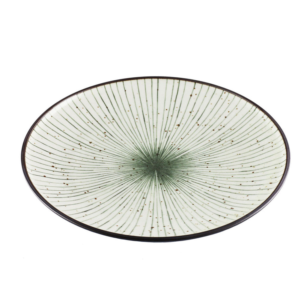 Tokusa Blue Lined Interior Serving Plate 10.2