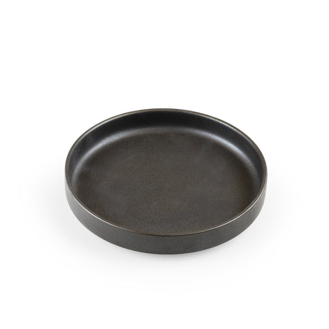Matte Black Stackable Appetizer Plate 6.3