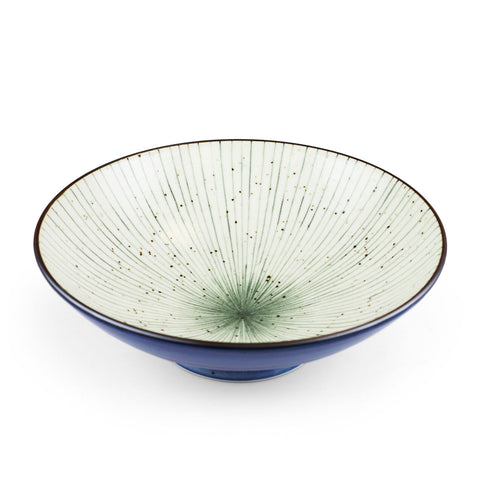 Tokusa Blue Lined Interior Serving Bowl 52 fl oz / 9.7