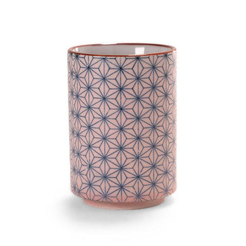 Pink Asanoha Sushi Teacup 5.5 fl oz / 2.4