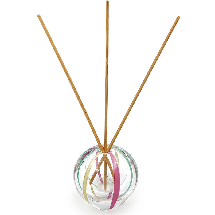 Hand Thrown Glass Bud Vase Tsugaru Vidro Irotemari Yayoi - using it as diffuser