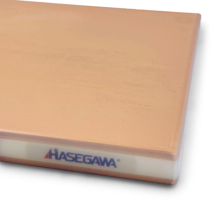 Hasegawa FSB Wood Core Soft Polyethylene Cutting Board Brown 19.7" x 11.8" x 0.8" ht