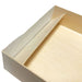 Wooden Rectangular Takeout Bento Box 7.68" x 5.71" (500/case) - No Lid