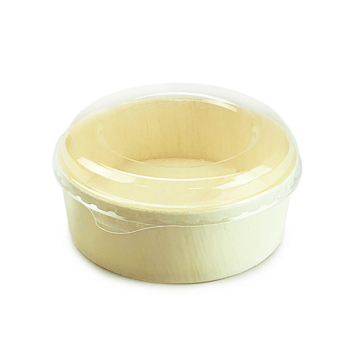 Lids for Wooden Round Takeout Bento Box #87934 (300 lids/case)