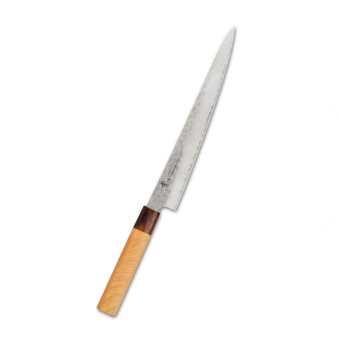 Sakai Takayuki Damascus Hammered VG-10 Sujihiki 240mm (9.4