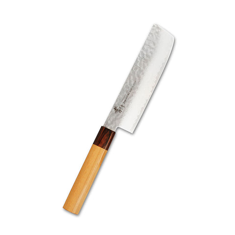 Sakai Takayuki Damascus Hammered VG-10 Nakiri 160mm (6.3