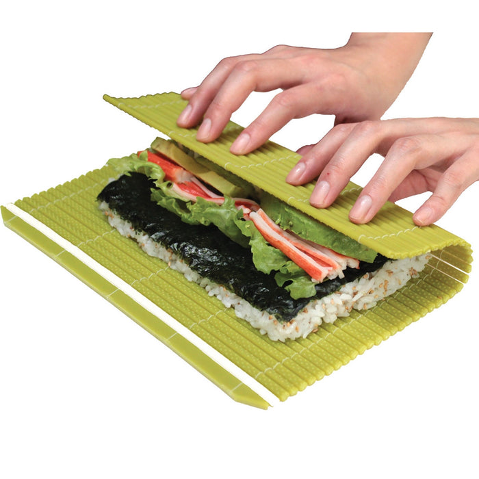 Hasegawa Hygienic Plastic Non-Stick Sushi Rolling Mat Makisu 10" x 9.5" (M Size)