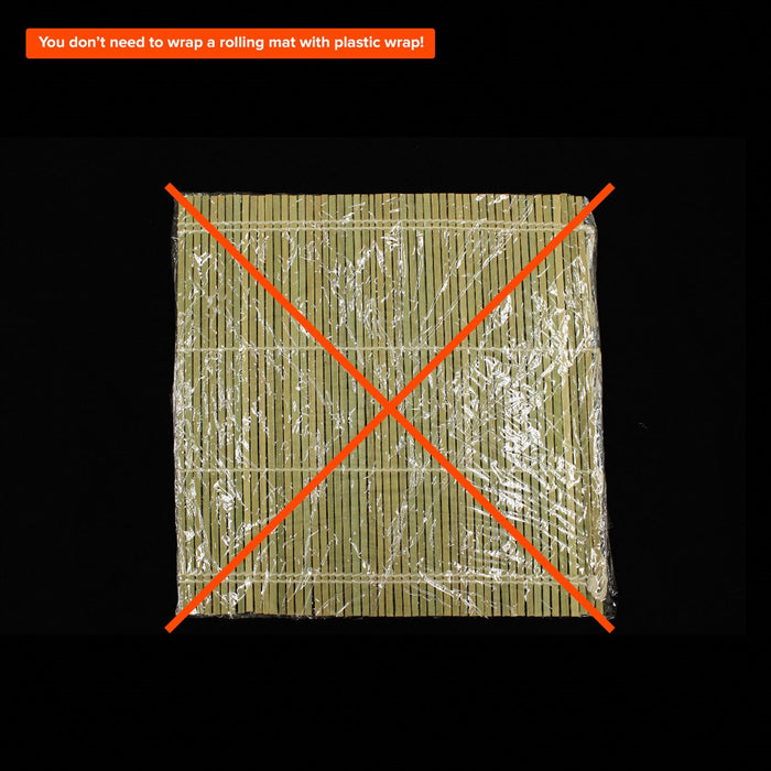 Hasegawa Antibacterial Plastic Non-Stick Sushi Rolling Mat (Makisu) 12" x 10"