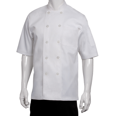 Chef Works Volnay Basic Chef Coat White