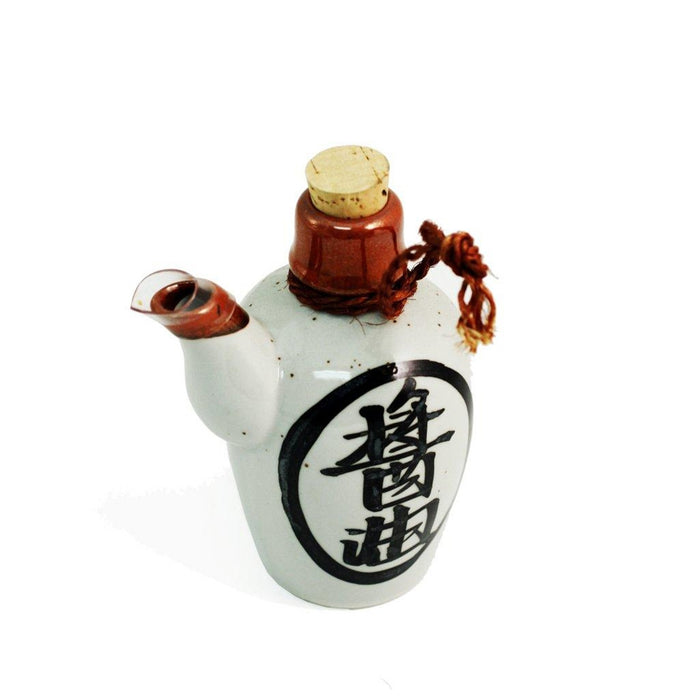 White Kanji Soy Sauce Dispenser 6 fl oz