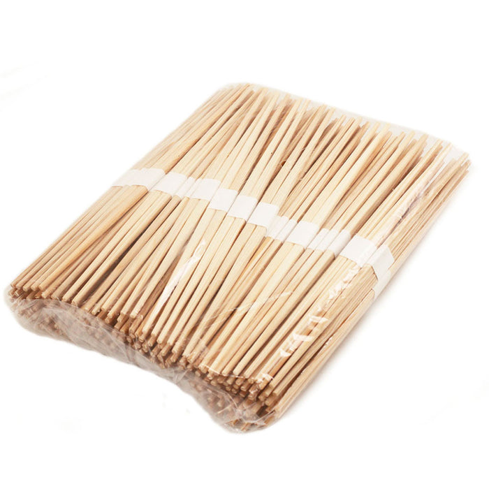 9.5" Disposable Cedar Chopsticks Bundled, Double Tips - 100 Pairs / Pack